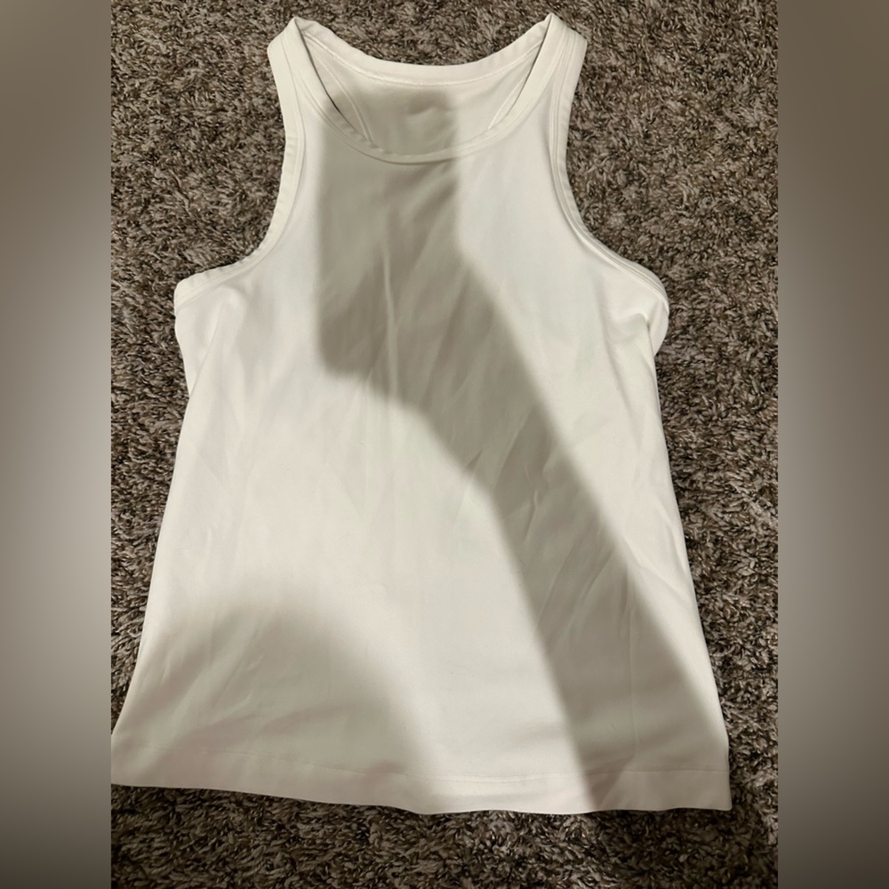 white lululemon Align Waist-Length Racerback Tank Top- size 2